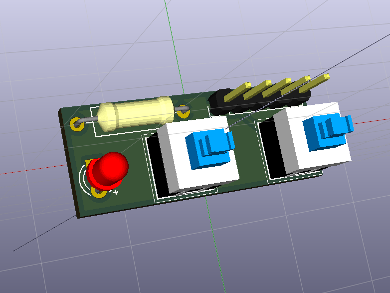 Mini NFC NES front panel PCB front render